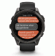 fenix 8 – 47 mm, AMOLED - Sapphire, Carbon grey DLC titanium with Black/pebble grey silicone band - 010-02904-21 - Garmin